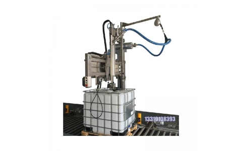 印染助劑灌裝機(jī)_1000升IBC噸桶重力式灌裝機(jī)精密灌裝一站式解決方案